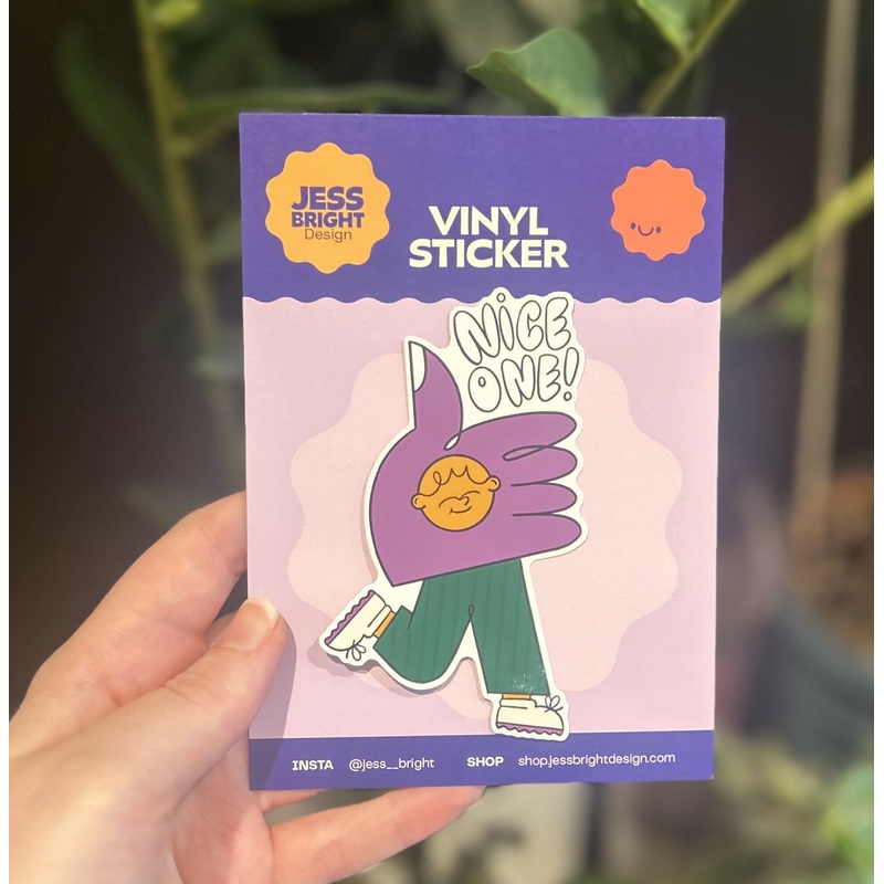 Nice one sticker