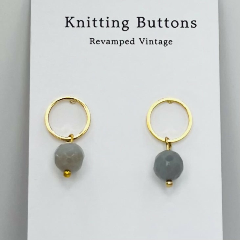 Revamped Vintage Earrings – Circle Stud
