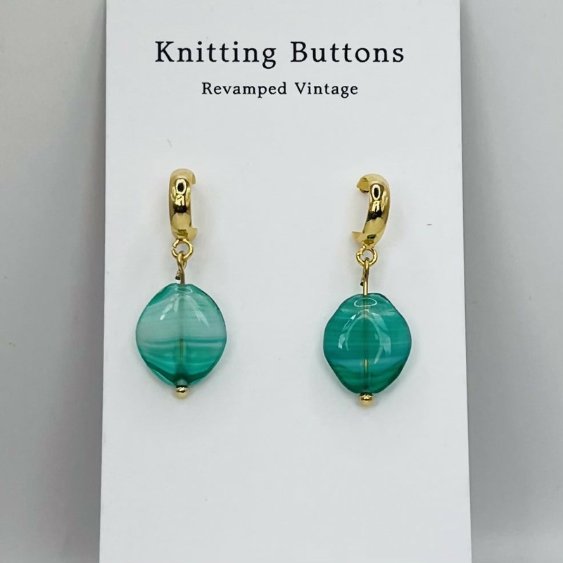 Revamped Vintage Earrings – Hoop Stud