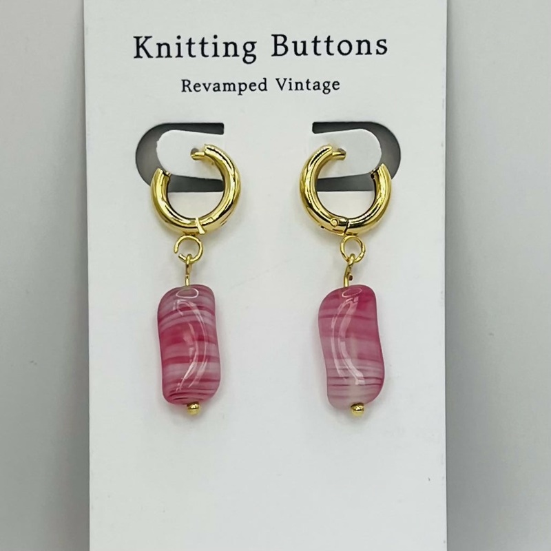 Revamped Vintage Earrings – Huggie Hoop