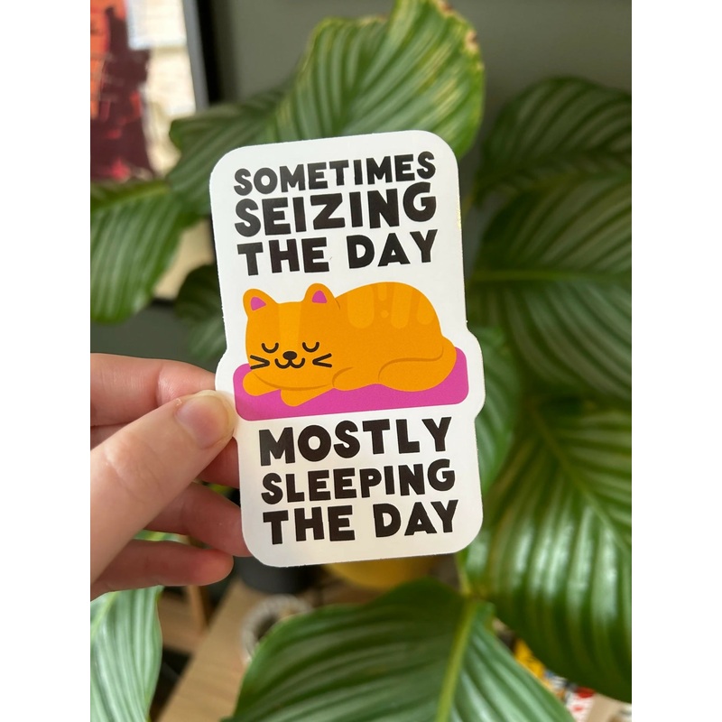 Sleeping the Day sticker