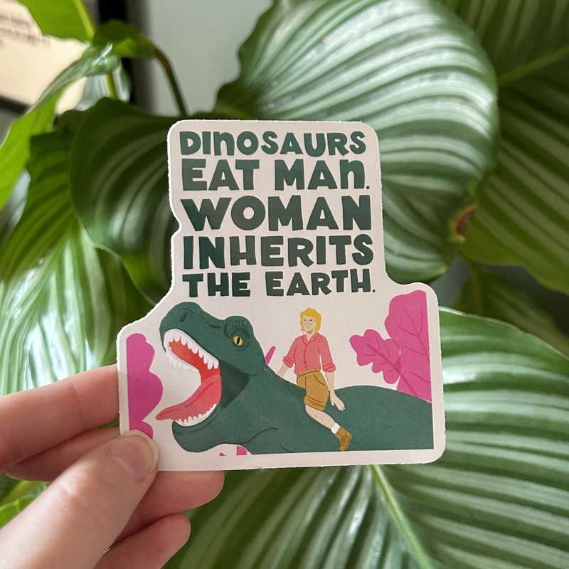 Woman’s Earth sticker