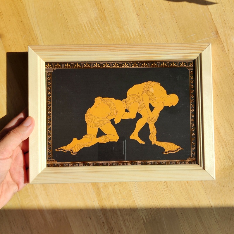 Art Print – Ancient Sport – Mini – A5 – A4 Art Print / Framed Options