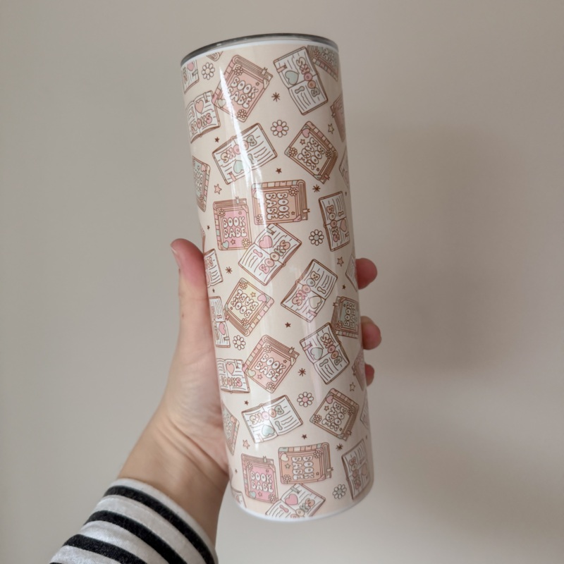Book Babe – Gift for Bookish Lovers 20oz Stainless Steel Tumbler