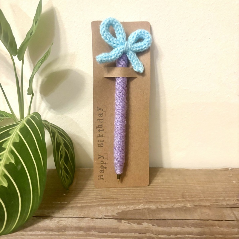 Bow Pen|Blue bow|Orange bow