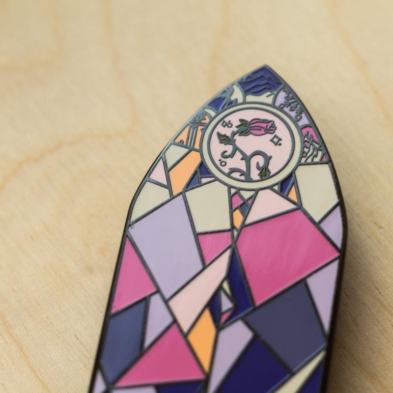 Enchanted Pane Enamel Pin