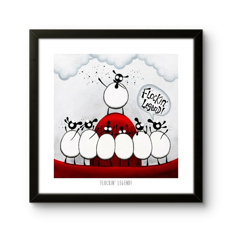 Flockin Legend! – 10 Print|Print only|Black frame|White frame