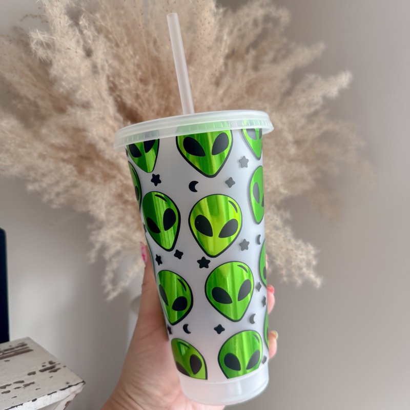 Holographic Aliens Cold Cup