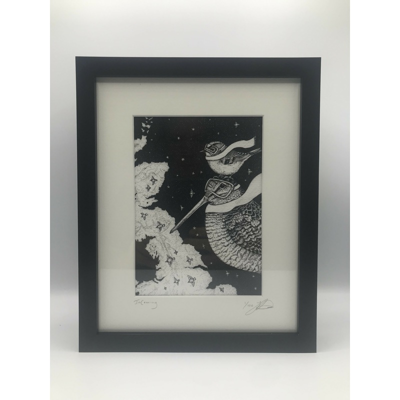 Incoming – Framed Limited Edition Print by Jenny Davies