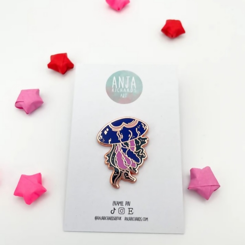 Jellyfish Enamel Pin