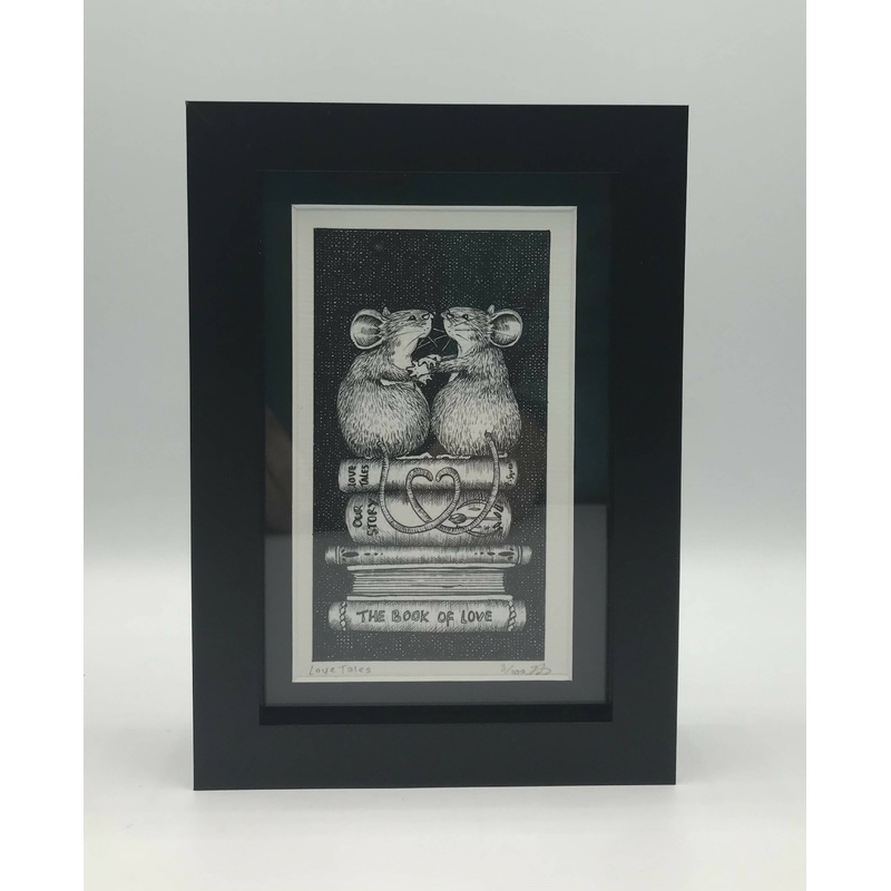 Love Tales – Framed Limited Edition Giclee Print – by Jenny Davies