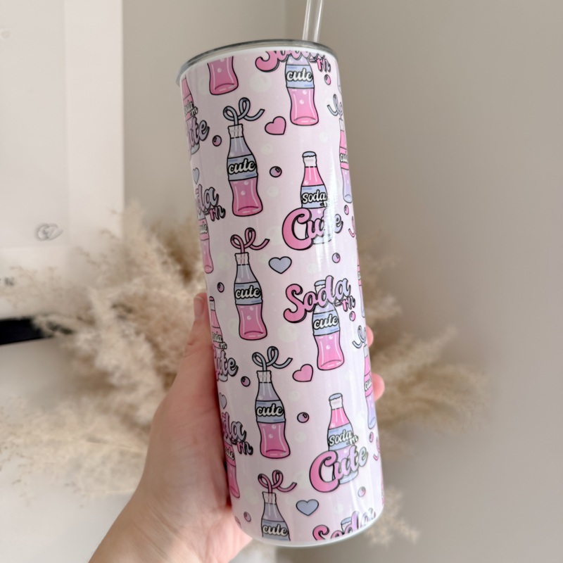 Soda’rn Cute 20oz Stainless Steel Tumbler