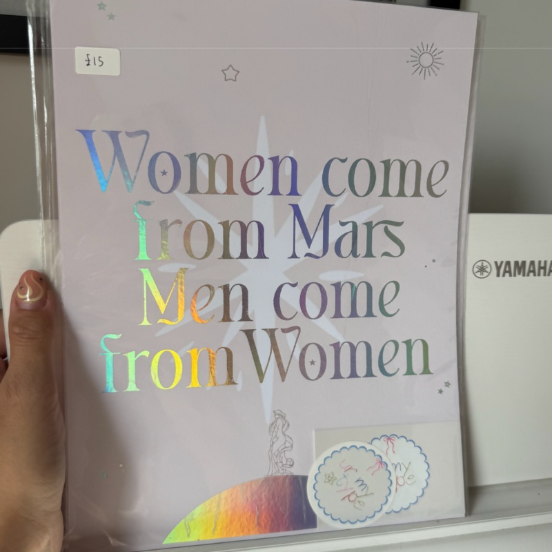 Women come from Mars, Men come from Women