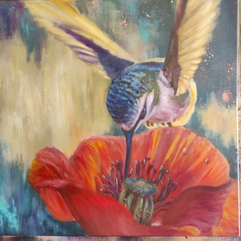 A Flash in Time – A Large Original Oil Painting on Canvas (812x608mm)