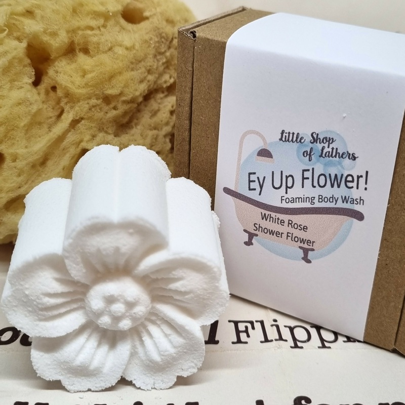 Ey Up Flower – Foaming Shower Wash – White Rose – Yorkshire Gift