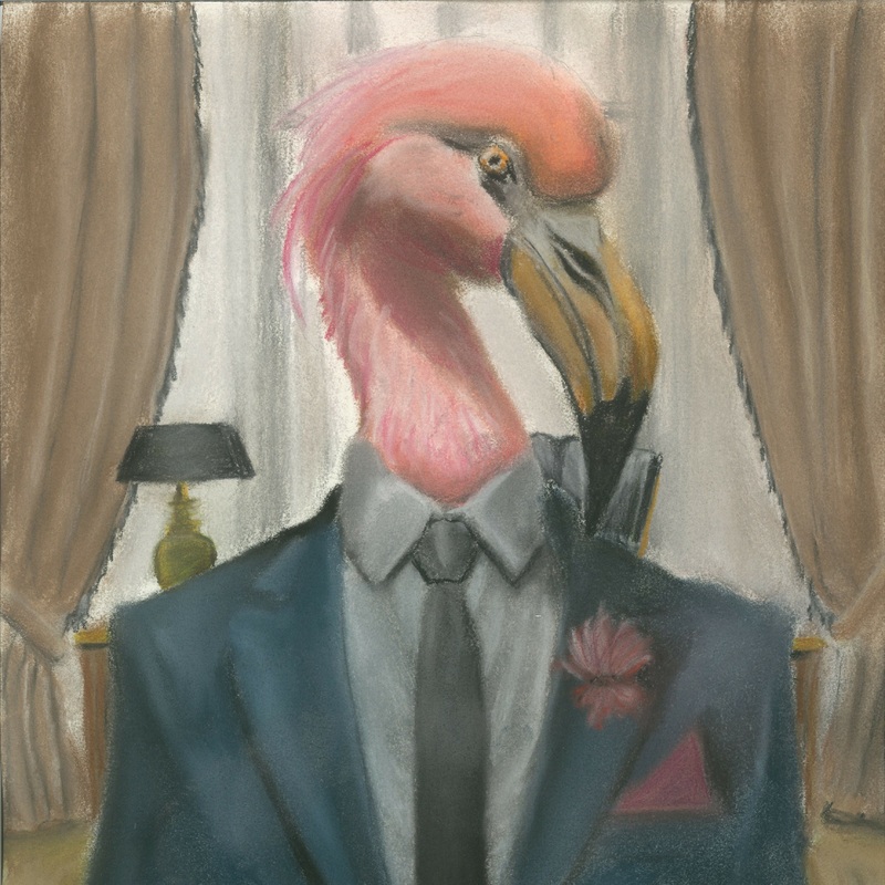 Flamingo Art Print|A5|A4