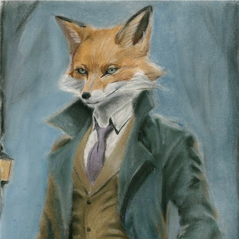 Fox Art Print|A5|A4