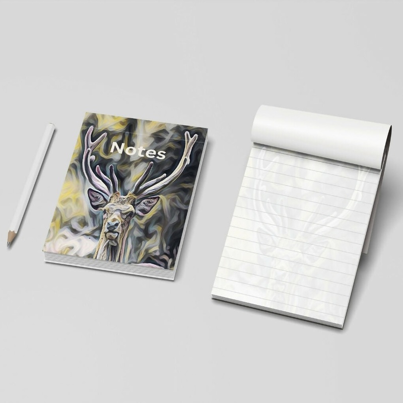 HIGHLAND STAG – HANDY HANDBAG / POCKET NOTEPAD A6 SIZE