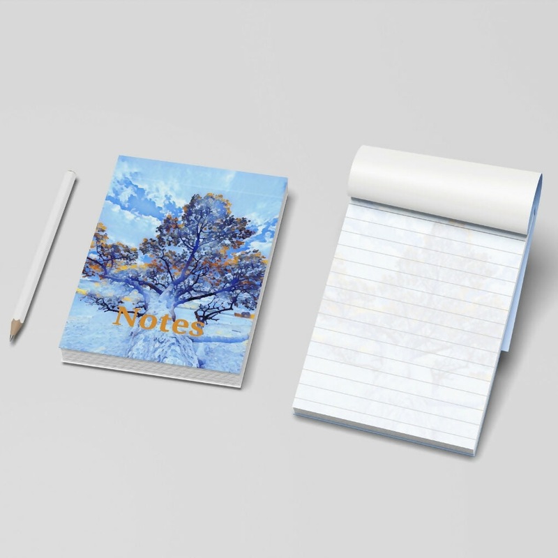 LOOKING UP! – TREE DESIGN HANDY HANDBAG / POCKET NOTEPAD A6 SIZE