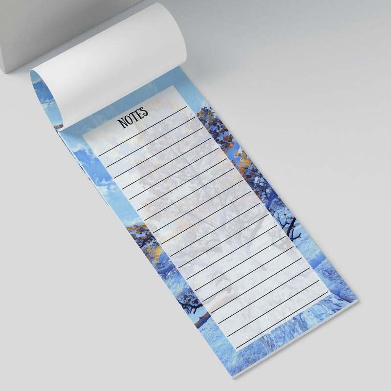 LOOKING UP! – TREE DESIGN LONG LIST / SHOPPING LIST NOTEPAD