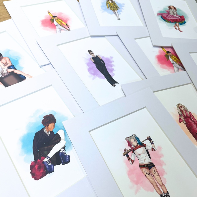 Mamas Mini Mounted Illustrations