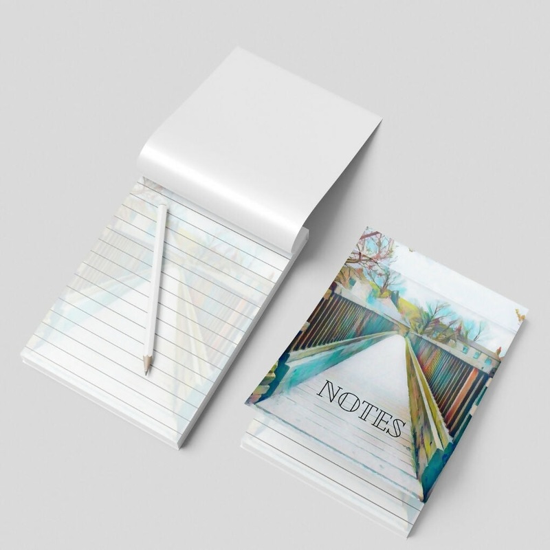 OVER THE BRIDGE – HANDY HANDBAG / POCKET NOTEPAD A6 SIZE