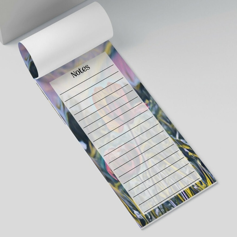 POPPY FIELDS – POPPY FLOWER LONG LIST / SHOPPING LIST NOTEPAD