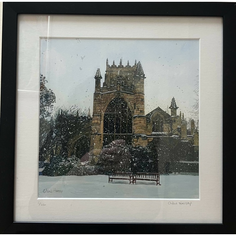 St Mary’s in the Snow – Framed Limited Edition Gicle Print