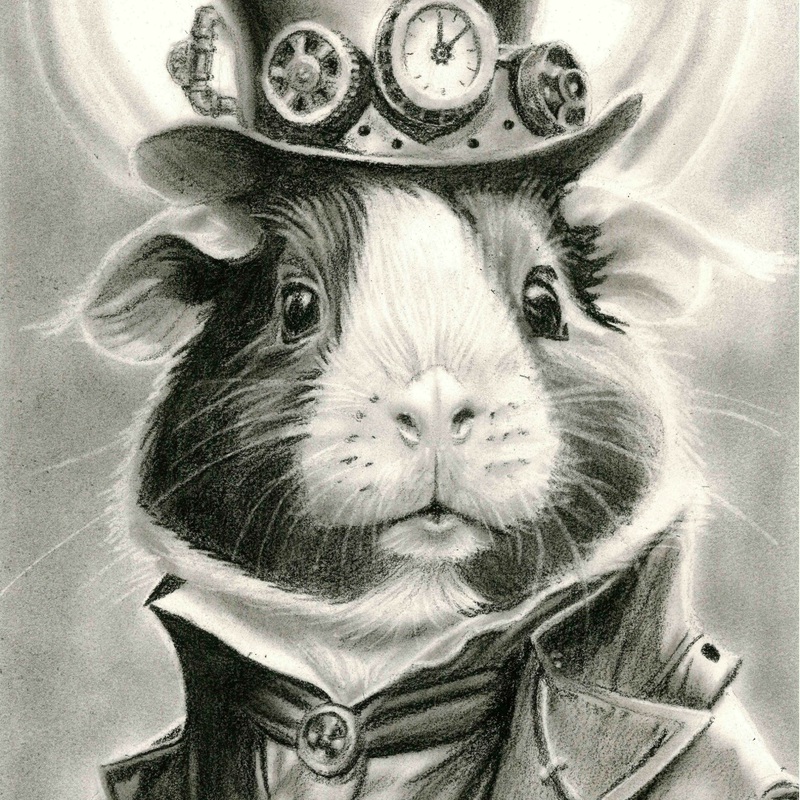 Steampunk Guinea pig|A5|A4