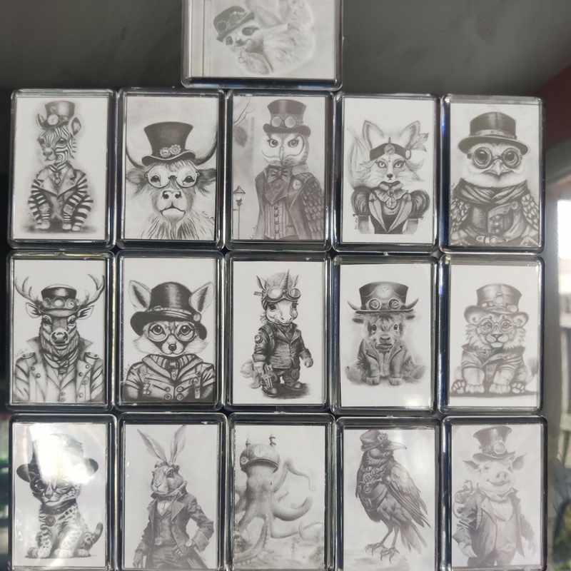 Steampunk Style Fridge Magnets