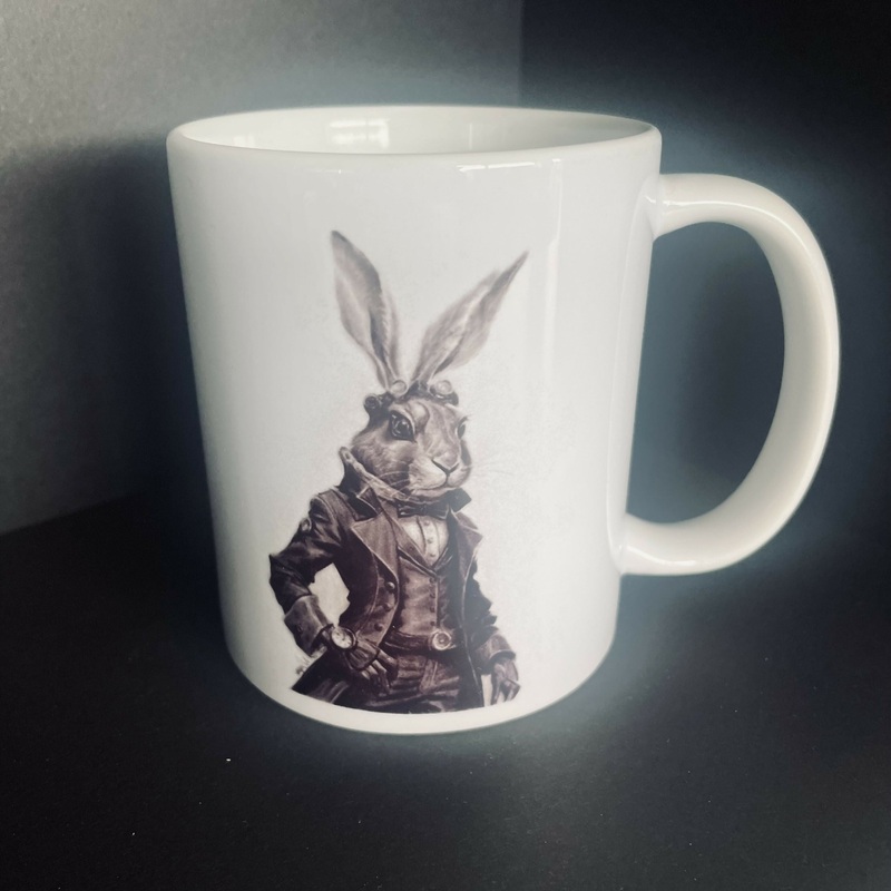 Steampunk Style Hare Mug
