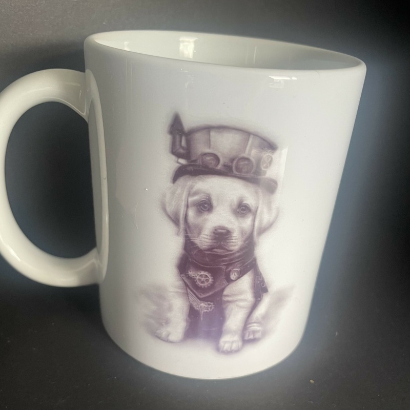 Steampunk Style Labrador Mug