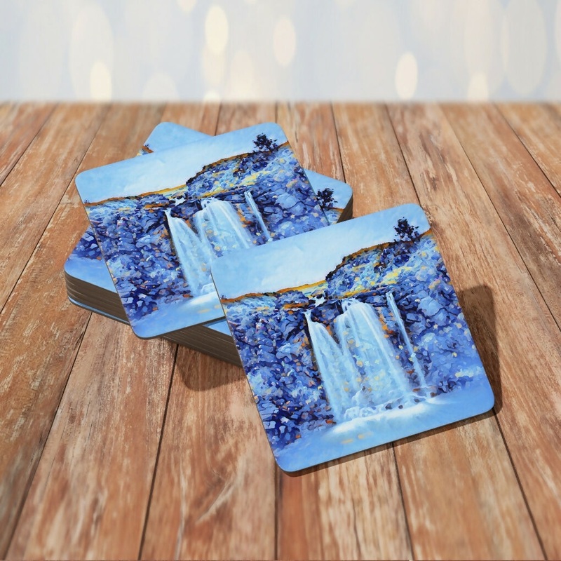 WATERFALL MELAMINE COASTER