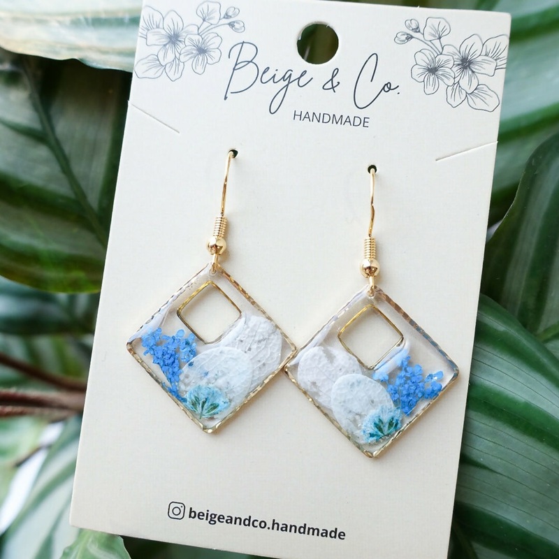 Aqua Meadow Hyd Earrings