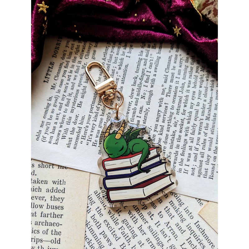 Blaze the Sleeping Dragon Keyring