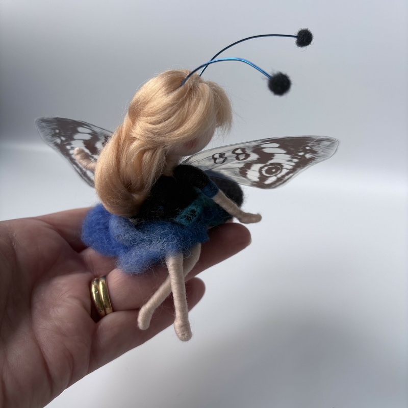 Blue Butterfly Shelf Fairy