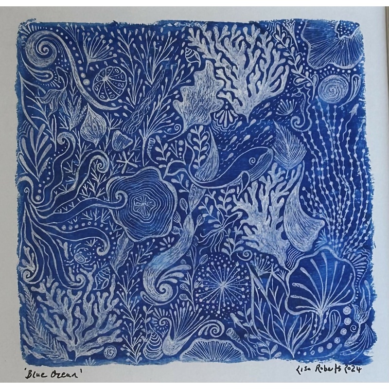Blue Ocean signed print