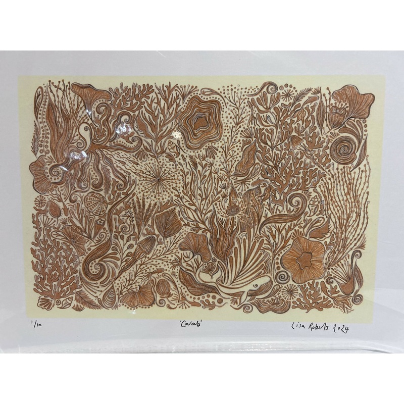 Corals – Limited Edition Signed A4 Print Taken From Original Artwork