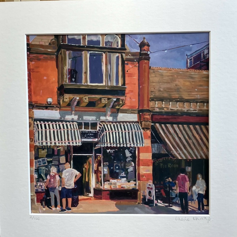 Filey Shops. Limited Edition Giclee Print