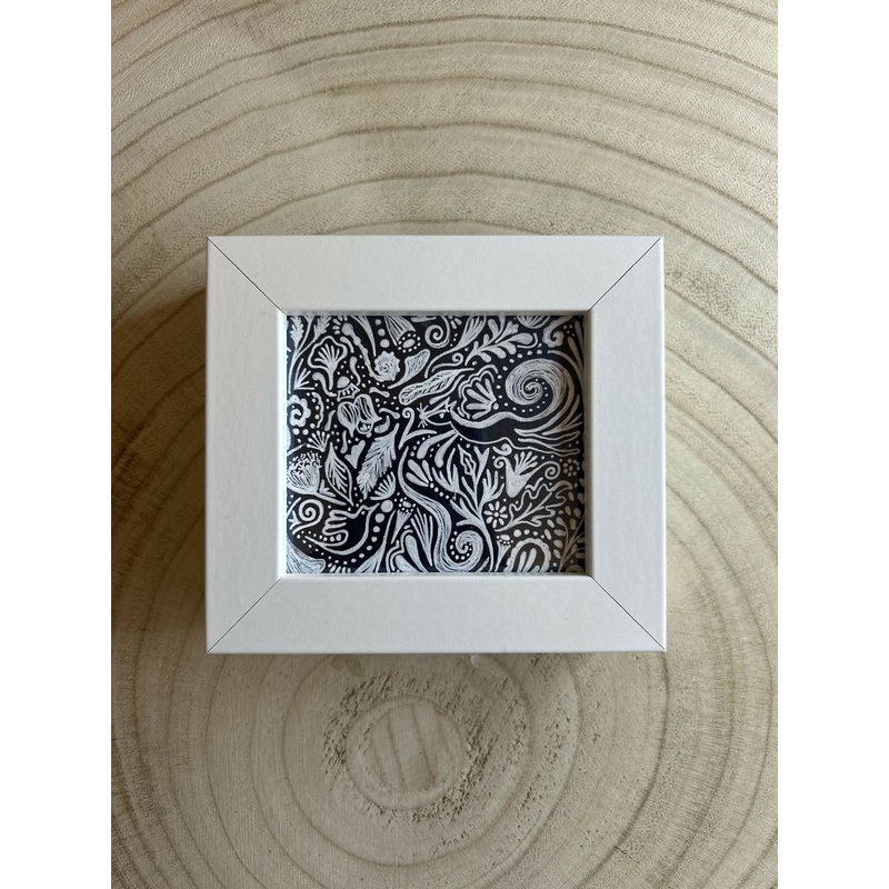 Foxy – Mini Original Framed Artwork