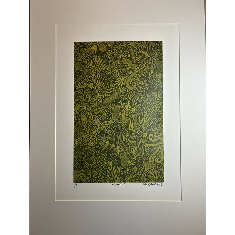 Mermaid – Limited Edition Signed and Mounted A4 Print