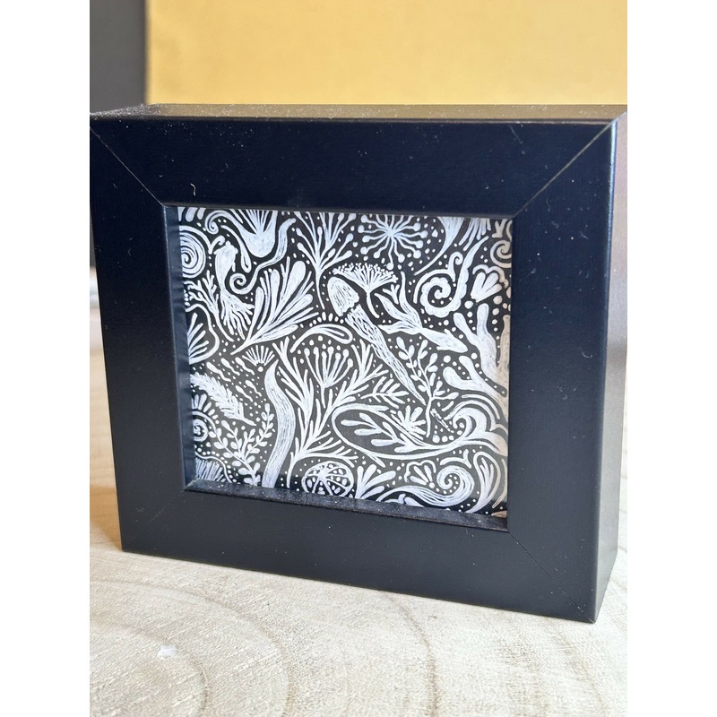 Ocean Botanicals – Original Framed Mini Artwork