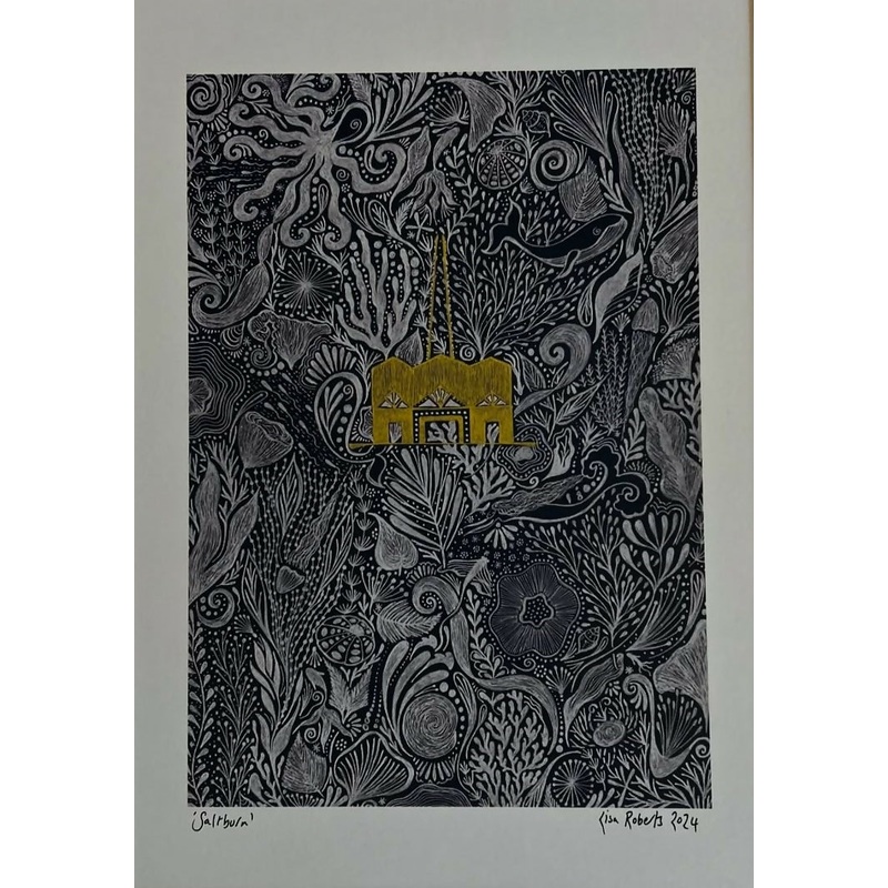 Saltburn – Signed A4 Print Taken From Original Artwork