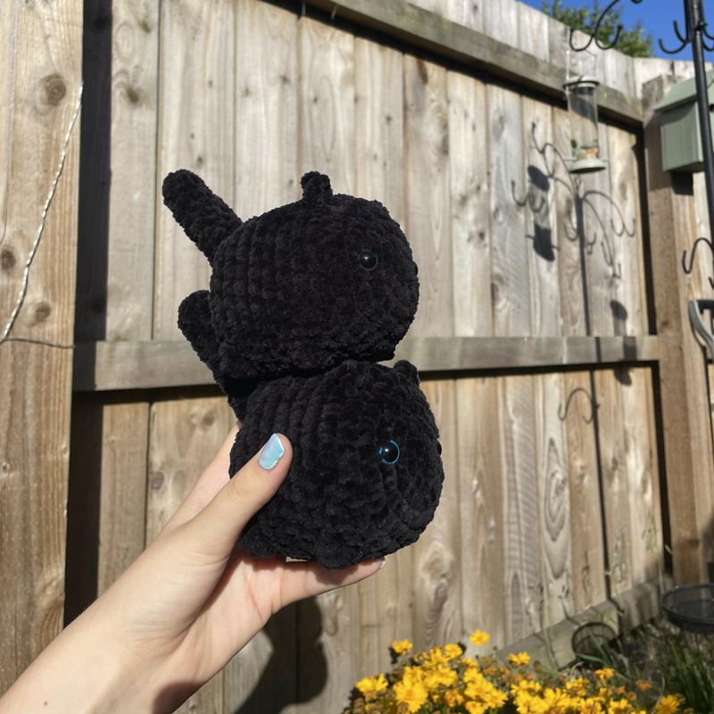 Spooky Crochet Kittens|Brown Eyes|Blue Eyes