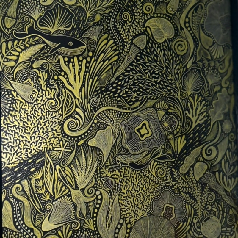 UNDER THE SEA ORIGINAL SIGNED AND FRAMED ARTWORK