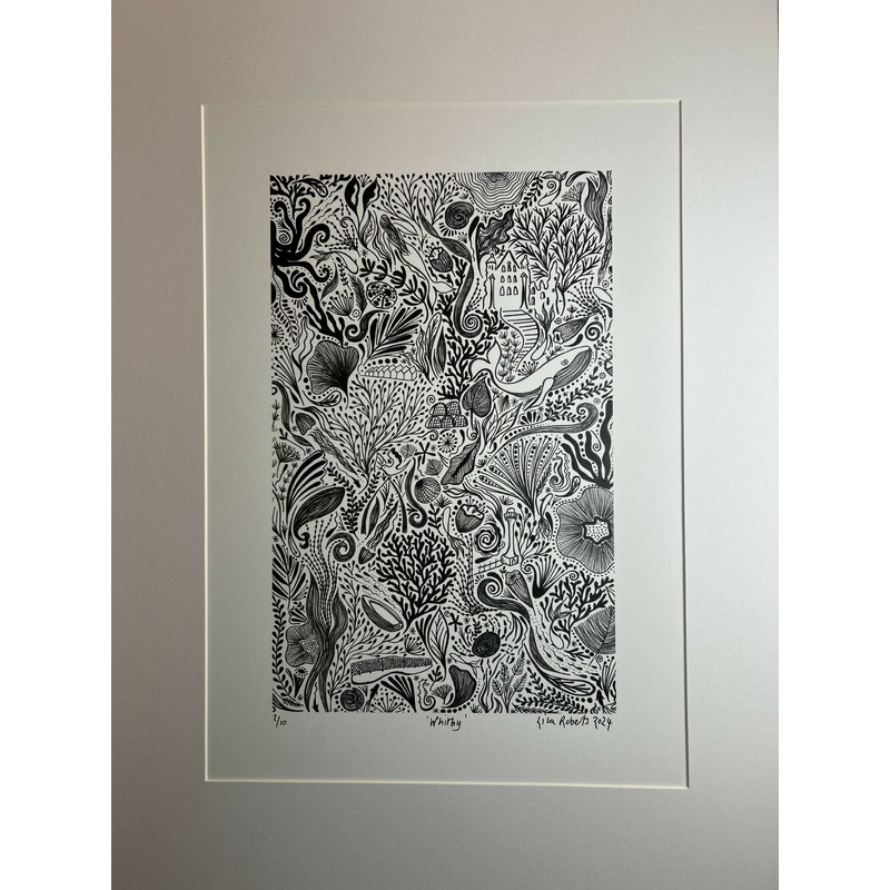 Whitby – Limited Edition Signed and Mounted A4 Print