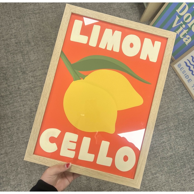 A3 Limon Cello Framed Print