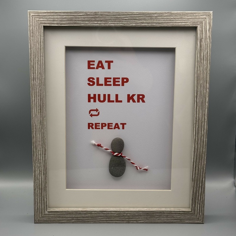 Eat, Sleep, Hull KR – Medium|Eat, Sleep, Hull KR (930) Medium with grey texture frame|Eat, Sleep, Hull KR (927) Medium with grey texture frame