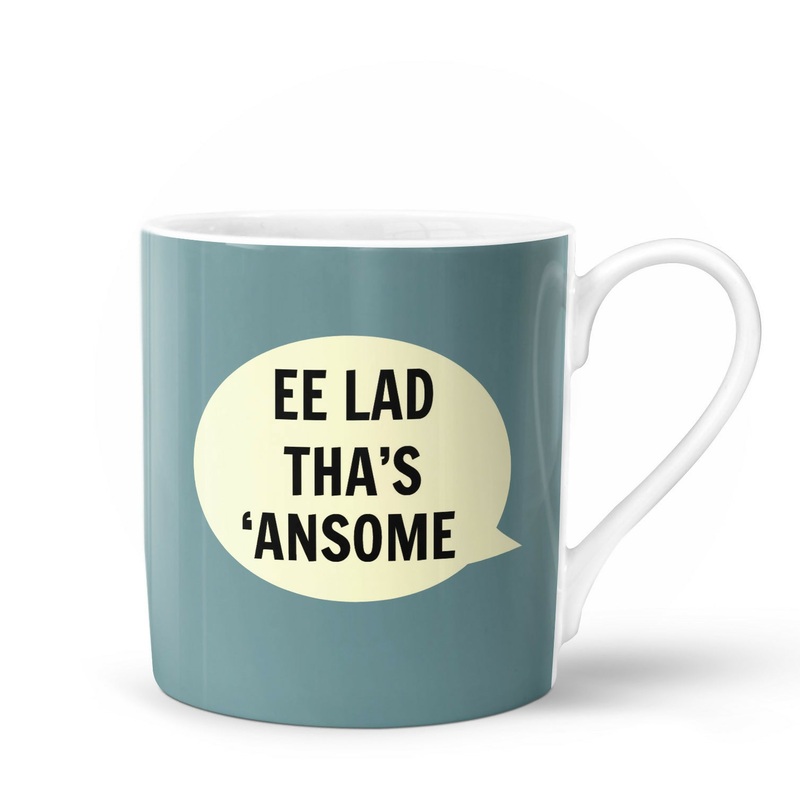 Ee Lad Thas Ansome Bone China Mug