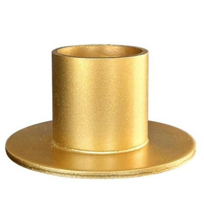 Gold Metal Candle Holder